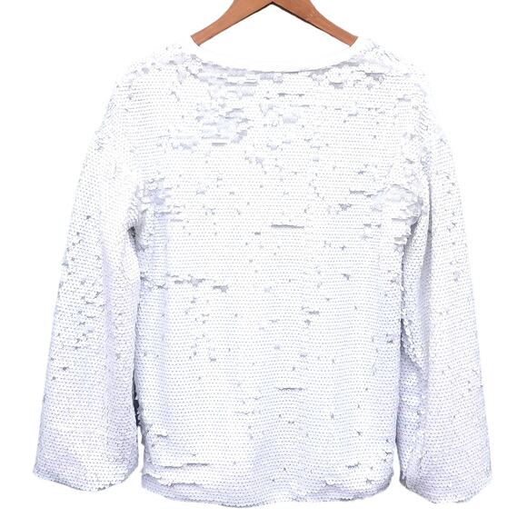 Museum of Ice Cream Sequin White Sweatshirt Collaboration - Picture 2 of 6